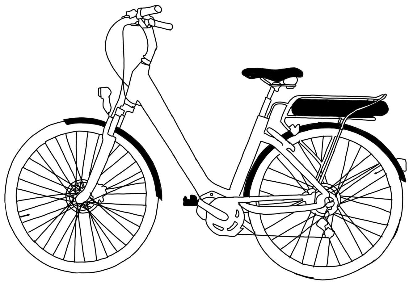 dessin vélo O2Feel