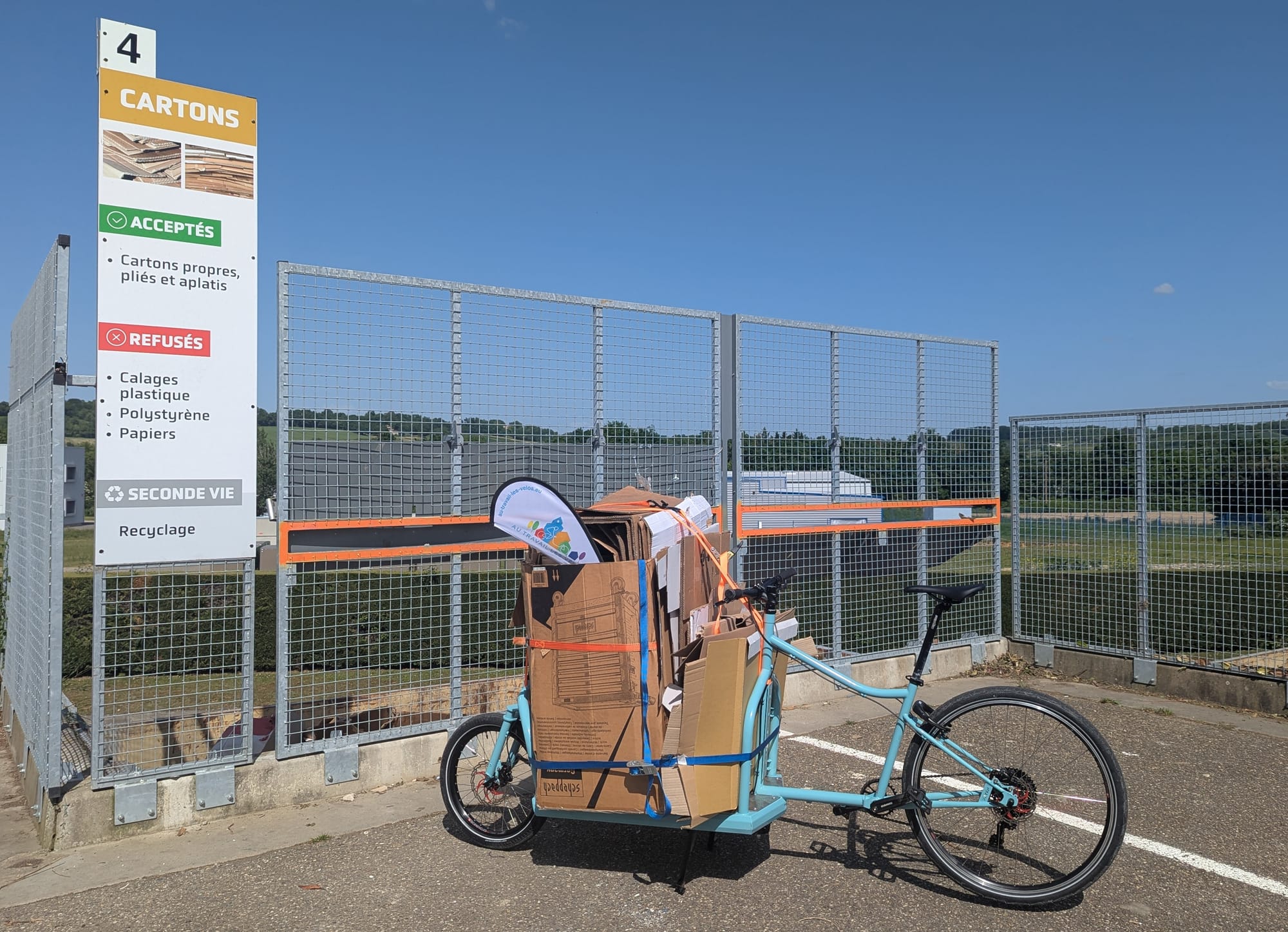 Transport en déchèterie : quand le vélo-cargo remplace la camionnette